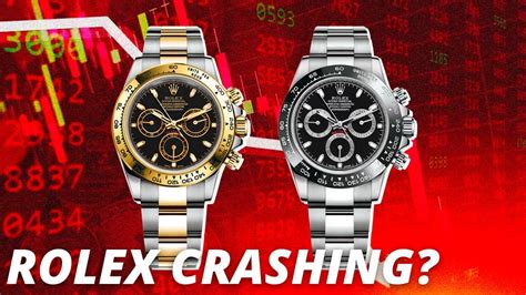 rolex price crash 2023|rolex watch market crash.